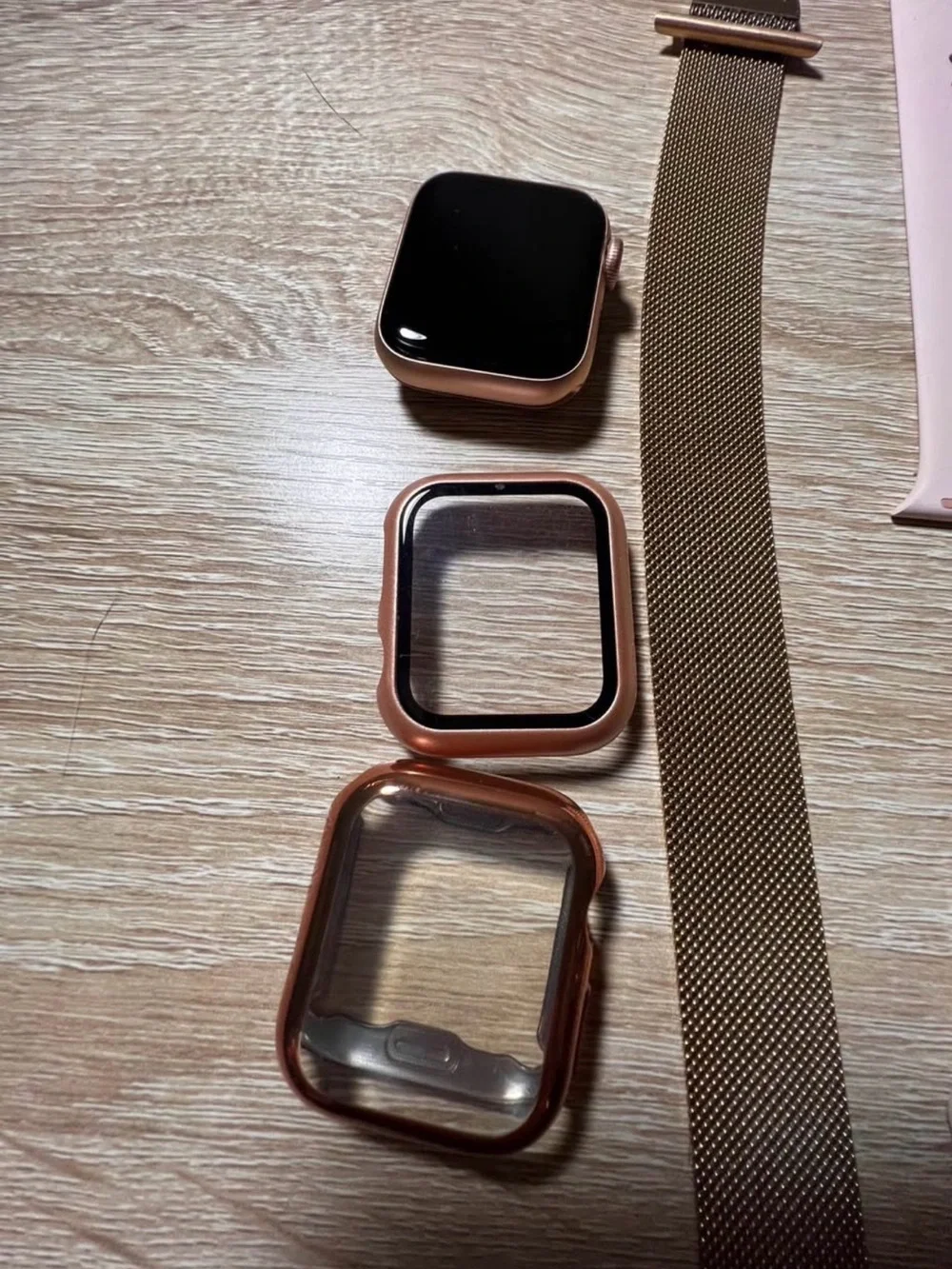 Apple Watch SE Series 1 40mm Rose Gold + accessories